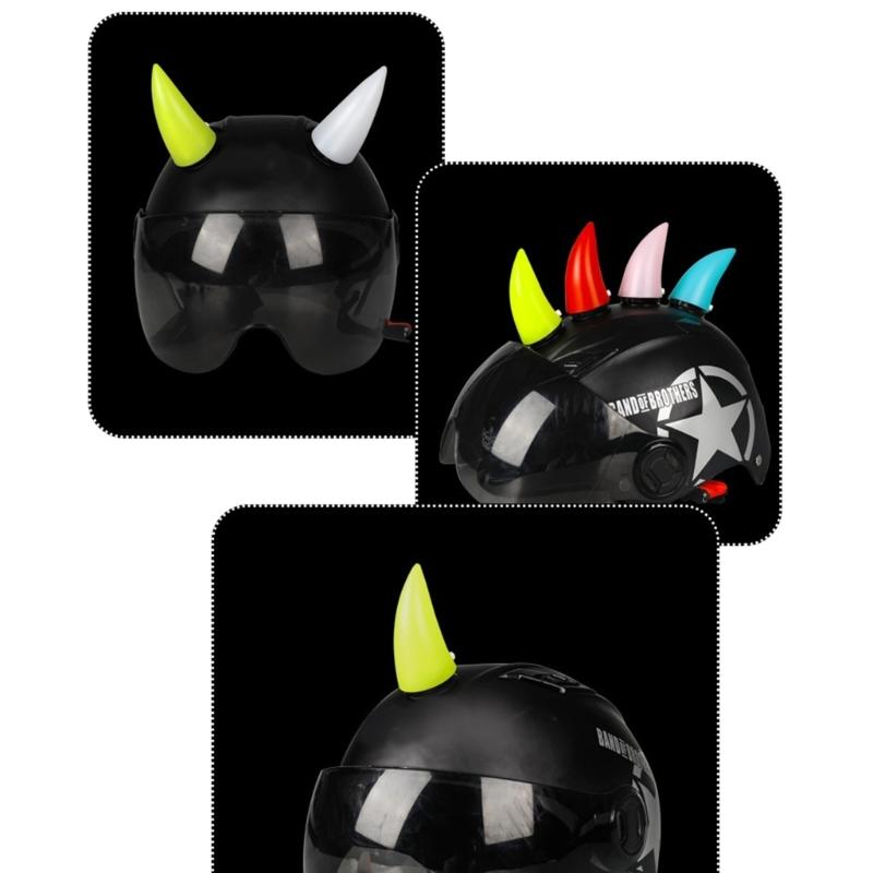 Helm Teufelshörner Motorrad Elektroauto Styling Kopfbedeckung Aufkleber Auto Styling