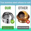 Wall Mount Exhaust Vent Cover 304  for 60mm 150mm Pipe Durable Outdoor Air Grille for Kitchen Workshop