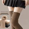 Women's Fleece-Lined Over-the-Knee Socks - Thick, Warm, Slimming Thigh Highs for Autumn and Winter