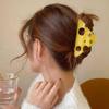 Essigsäure Haarspange Hohl Hai-Klammer Elegante Käse-Acetat-Haarkralle Gesicht Waschen
