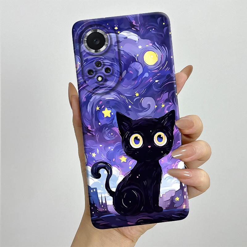 For Huawei Nova 9 / Honor 50 Phone Case NAM-LX9 NTH-NX9 Soft Silicone Sweet Painted Protective Back Cover Cute Printed Casing