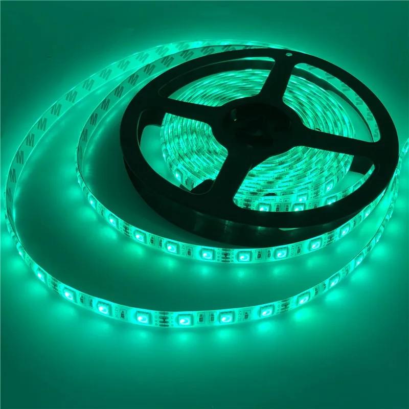 LED Strip 5050 5630 2835 RGB Lights 12V 5M Flexible Home Kitchen Decoration Lamp Waterproof 300 LED Tape Diode Ribbon 60LEDs/M