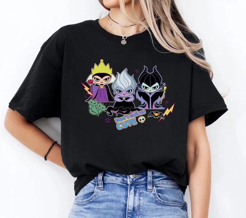 Villains Chibi Dont Call Us TShirt Unisex S