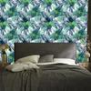 Dark Exotic Leaves Wallpaper for Living Room and Bedroom 50x1000