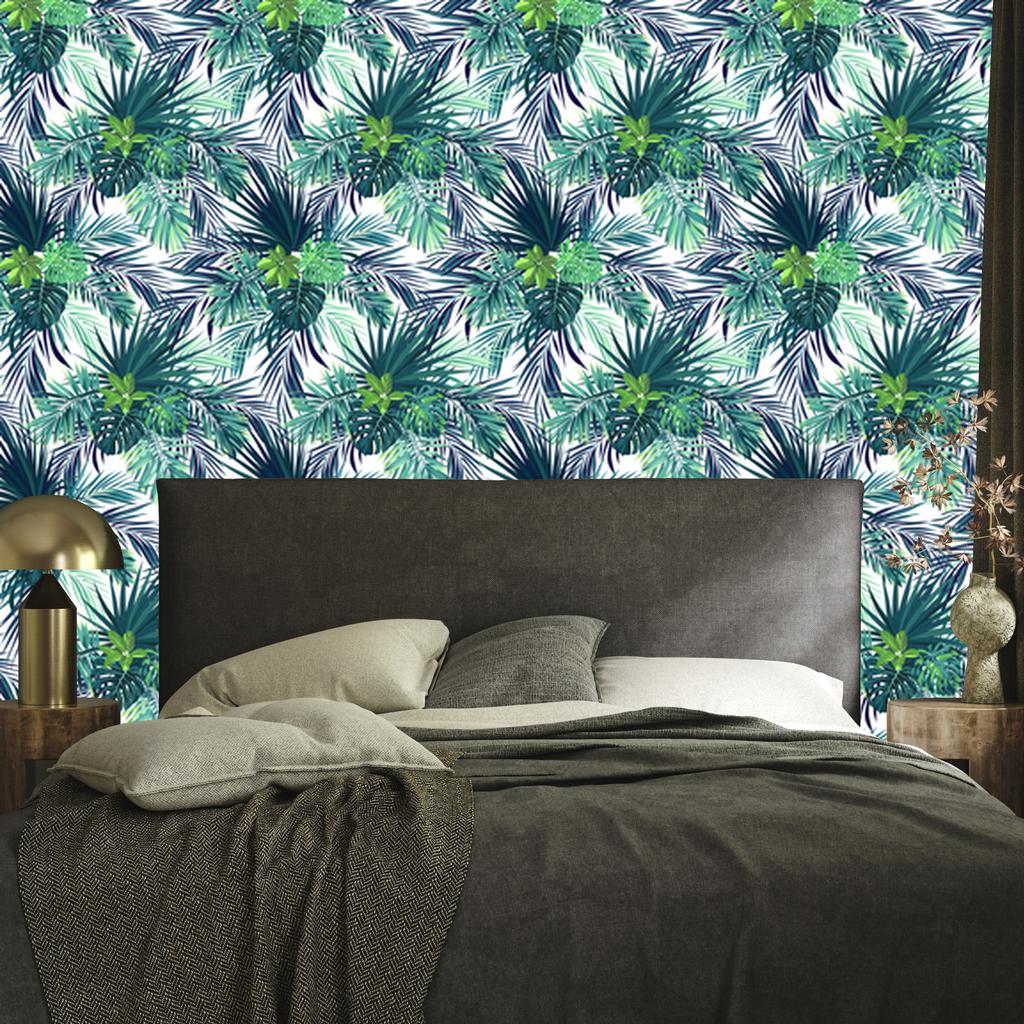 Dark Exotic Leaves Wallpaper for Living Room and Bedroom 50x1000
