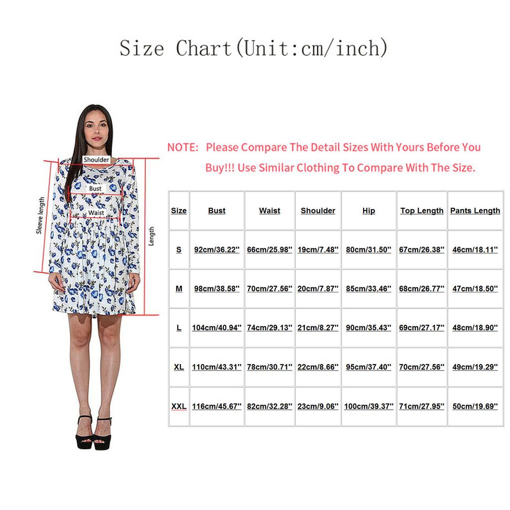 Women's Gradual Change Printing V-Neck Short Sleeve Top And Pants Set