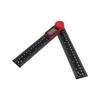 Digital Display Angle Ruler 2 in 1 Plastic Lightweight Convenient Black Digital Angle Finder200mm