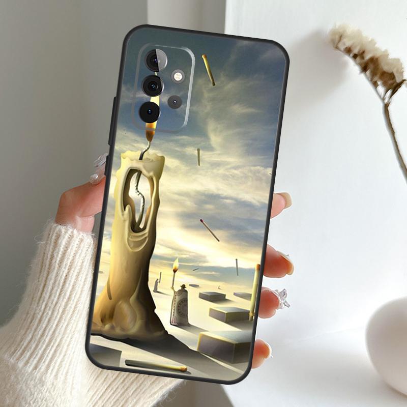 Salvador Dali Painting Case For Samsung Galaxy A13 A33 A53 A06 A17 A56 A36 A26 A16 A15 A35 A55 A34 A54 A52 A12 A32