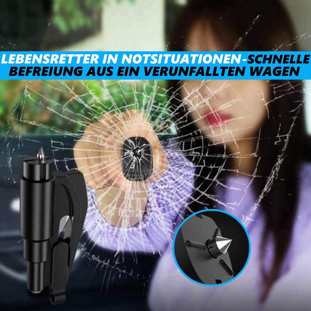 Outil de sauvetage d'urgence MagicSafe avec coupe-ceinture de sécurité, marteau en verre, marteau de voiture