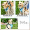 No Pull Dog Harness, Adjustable Soft Padded Pet Vest with Easy Control Handle