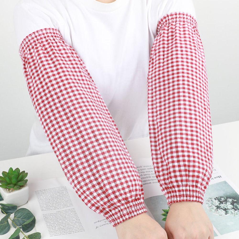 

Antifouling Cooling Sleeves Cotton Arm Cover Breathable Lattice Arm Sleeves Running кофейный