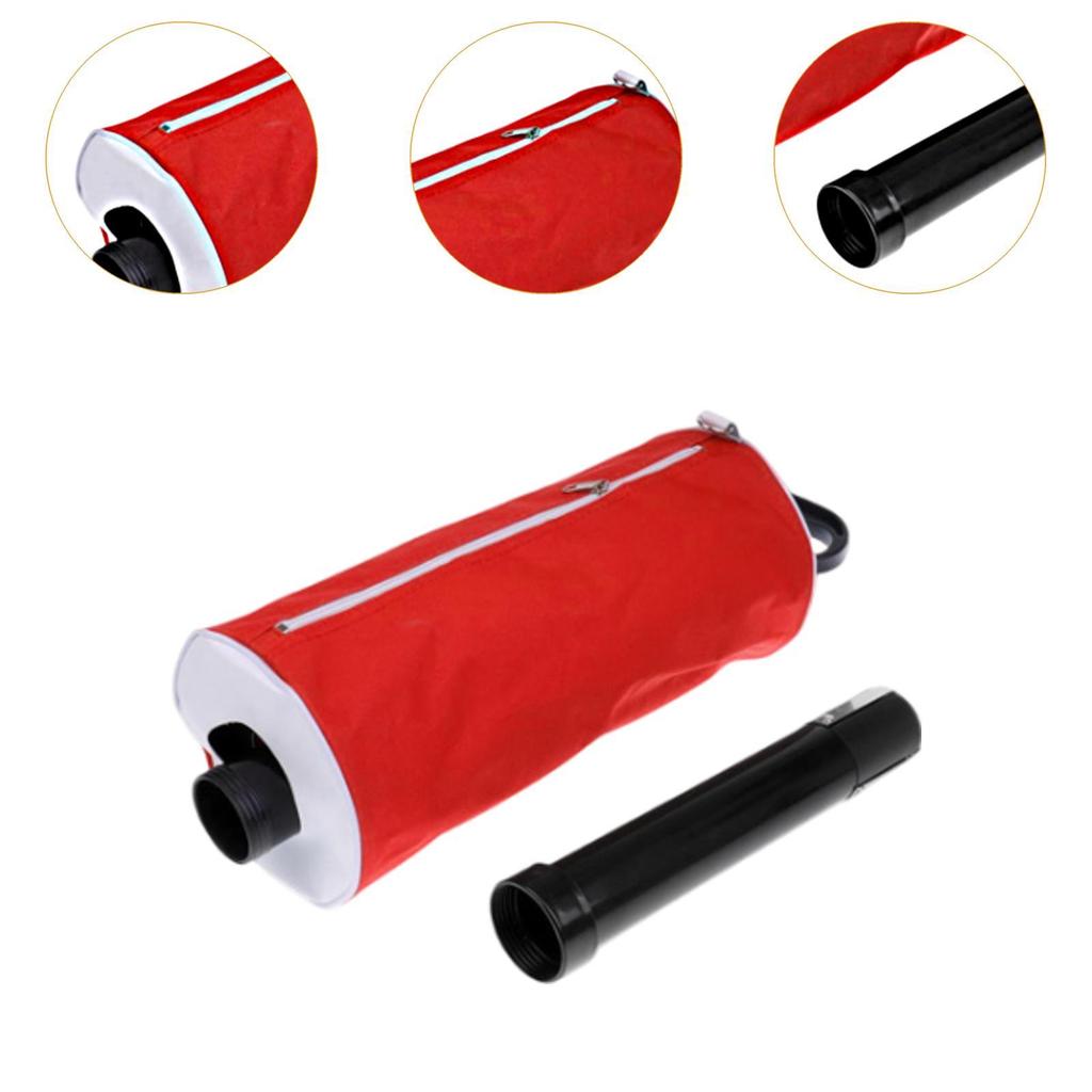 Golf Ball Retriever Large Capacity Convenient with Removable Tube Holds 70 Balls Shag Bag Pick up Tool Practice Golf Equipment