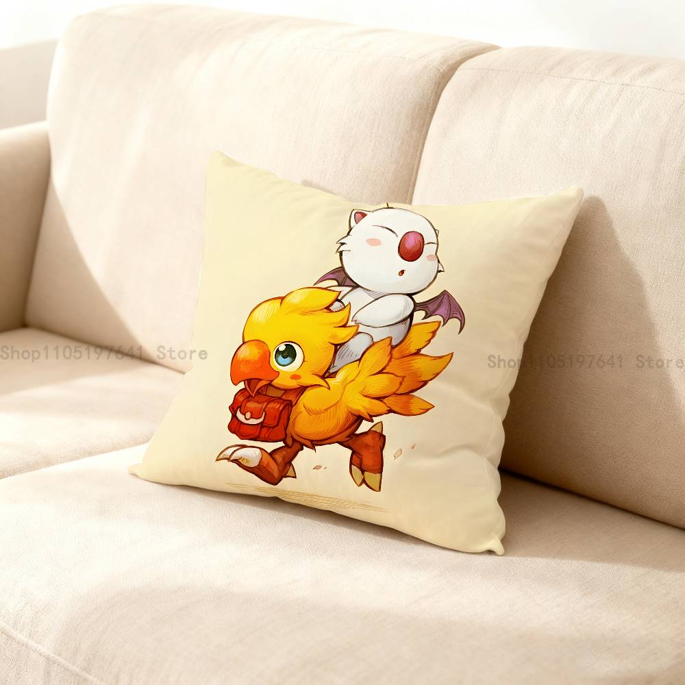 Moogles F-Final Fantasy Vivis Kissenbezug Für Sofa Dekor Auto Büro Raum Druck Kissenbezug Dekorationen und Schutz