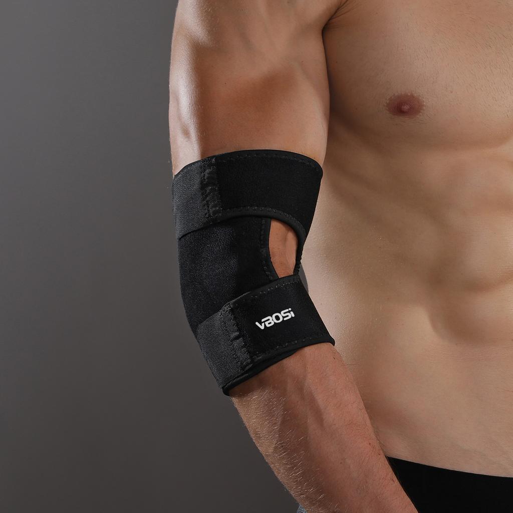 1 Pc Neoprene Elbow Brace Support Wrap For Joint Arthritis Pain Relief Comfortable Adjustable