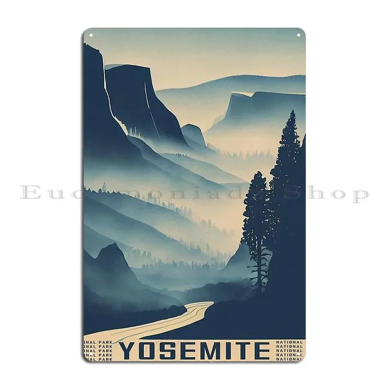 Yosemite National Park Metal Signs Create Garage Plaques Club Design Wall Decor Tin Sign Poster