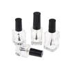 5/10/12/15Ml Empty Clear Glass Nail Polish Bottles With Brush Cap Refillable Containers For Nail Art Lip Golss Liquid Sample