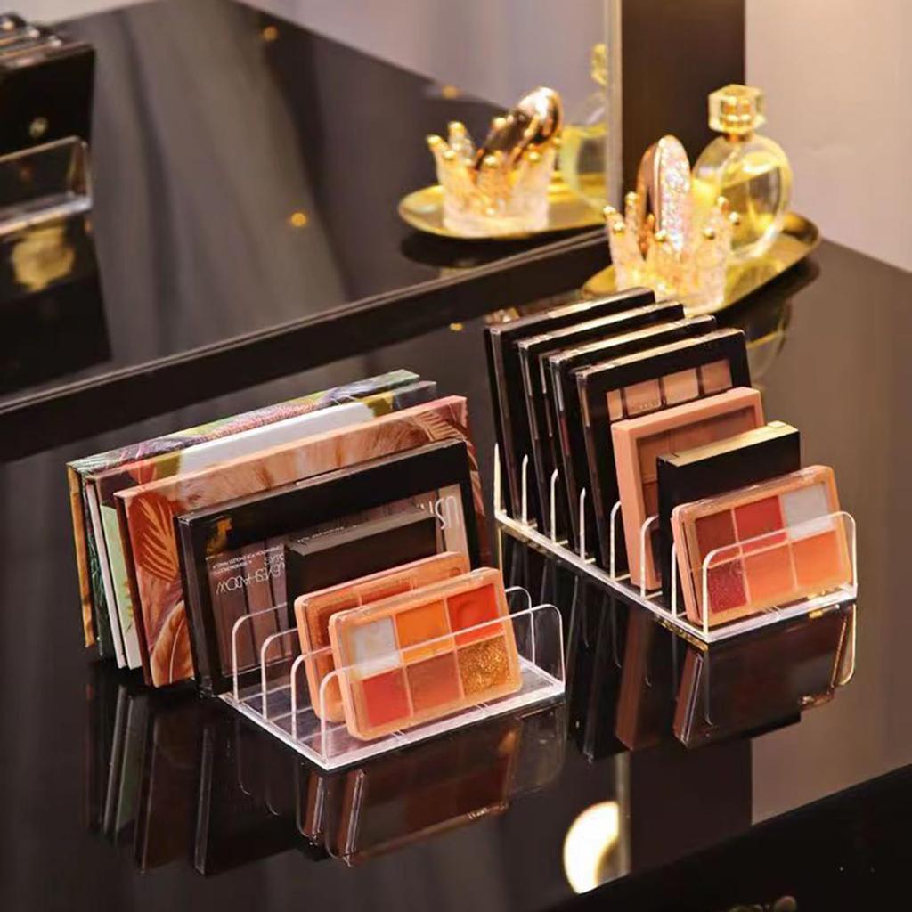 Eyeshadow 7 Eyeshadow Cosmetic Compartment Clear Makeup Cosmetic Storage Makeup Large Small Item Holder 2-Piece Storage, Compartments, Holder,