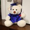 New Graduation Gift: Dr. Bear Plush Toy, Small Bear Doll, Plush Toy, Academic Gown Teddy Bear Doll