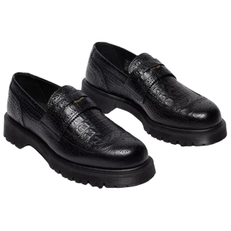 Dr. Martens Penton Brogue Leder Slipper Loafer Unisex Loafer Schwarz 41758001