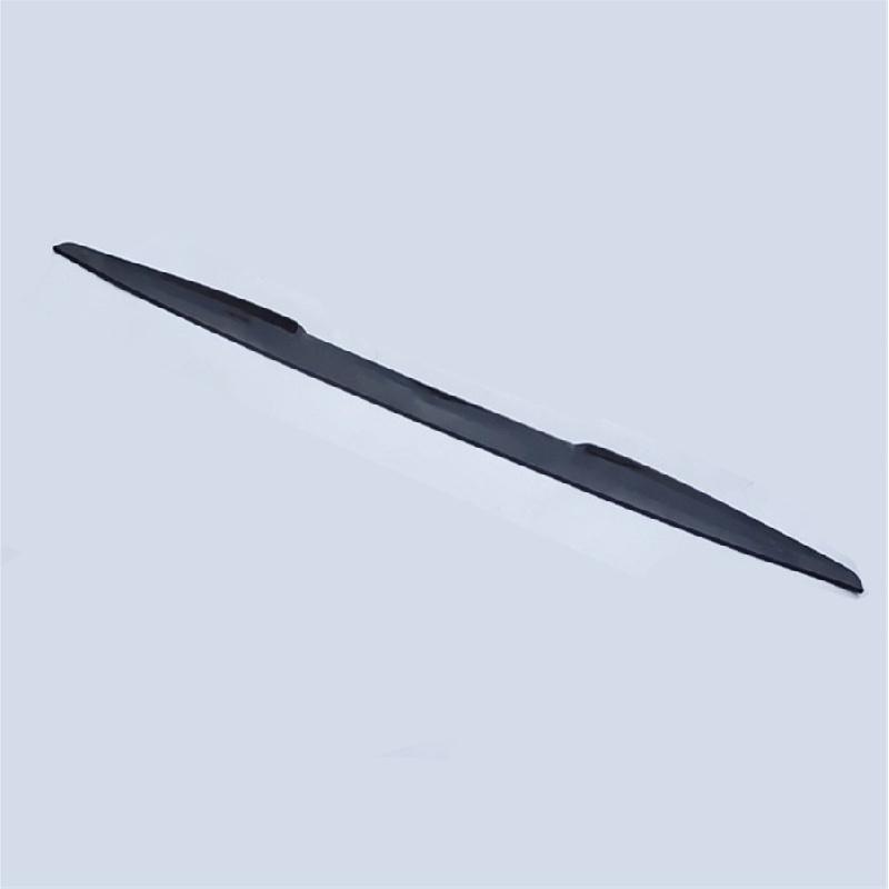 1Pc 115Cm Glossy Black Pu Car Rear Wing Sticker Tail Trunk Lip Spoiler Universal