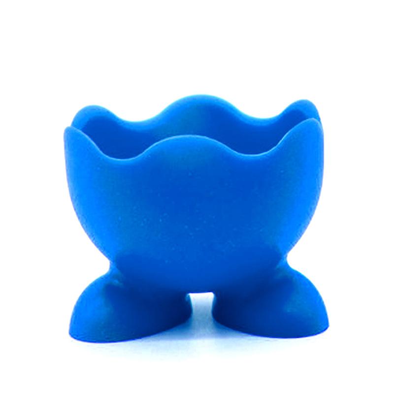 5Silicone EggCup Holders Drying Egg Storage Rack Food Grade Boiler Egg Poacher Cups Bracket for Kitchen Breakfast Cooking Tools