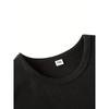 European sizes Boys Casual T-shirt I Asked God For A Friend Letter Print Short Sleeve Crew Neck Comfortable Summer Top