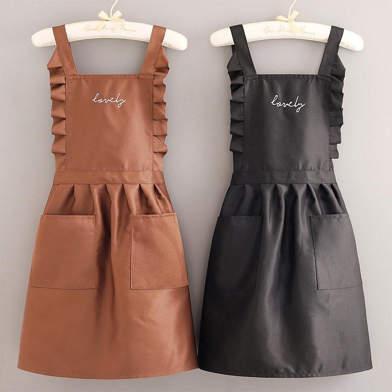 Women's Trendy Oil-Proof Kitchen Apron - Stain-Resistant Cooking Wear