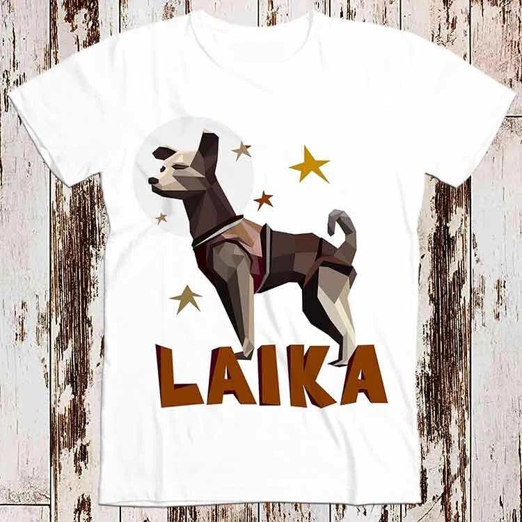Laika Space Dog Russia T Shirt 8888 4XL