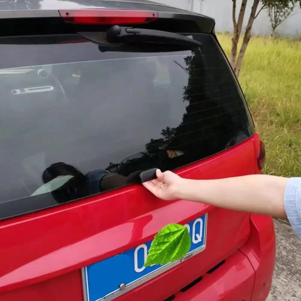 Car Rear Bumper Trunk Back Door Handle Sticker Auxiliary Knob Exterior Decoration Auto Car Accessories for Old Smart Fortwo 451