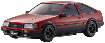 Kyosho ASC MA020 Toyota Corolla Levin AE86 MZP473RBK Rood/Zwart