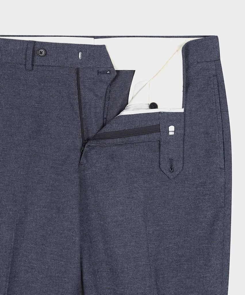 BROOKS BROTHERS Classic Fit Flannel Houndstooth Trousers (Blue) (Bbptmf4723Mef)