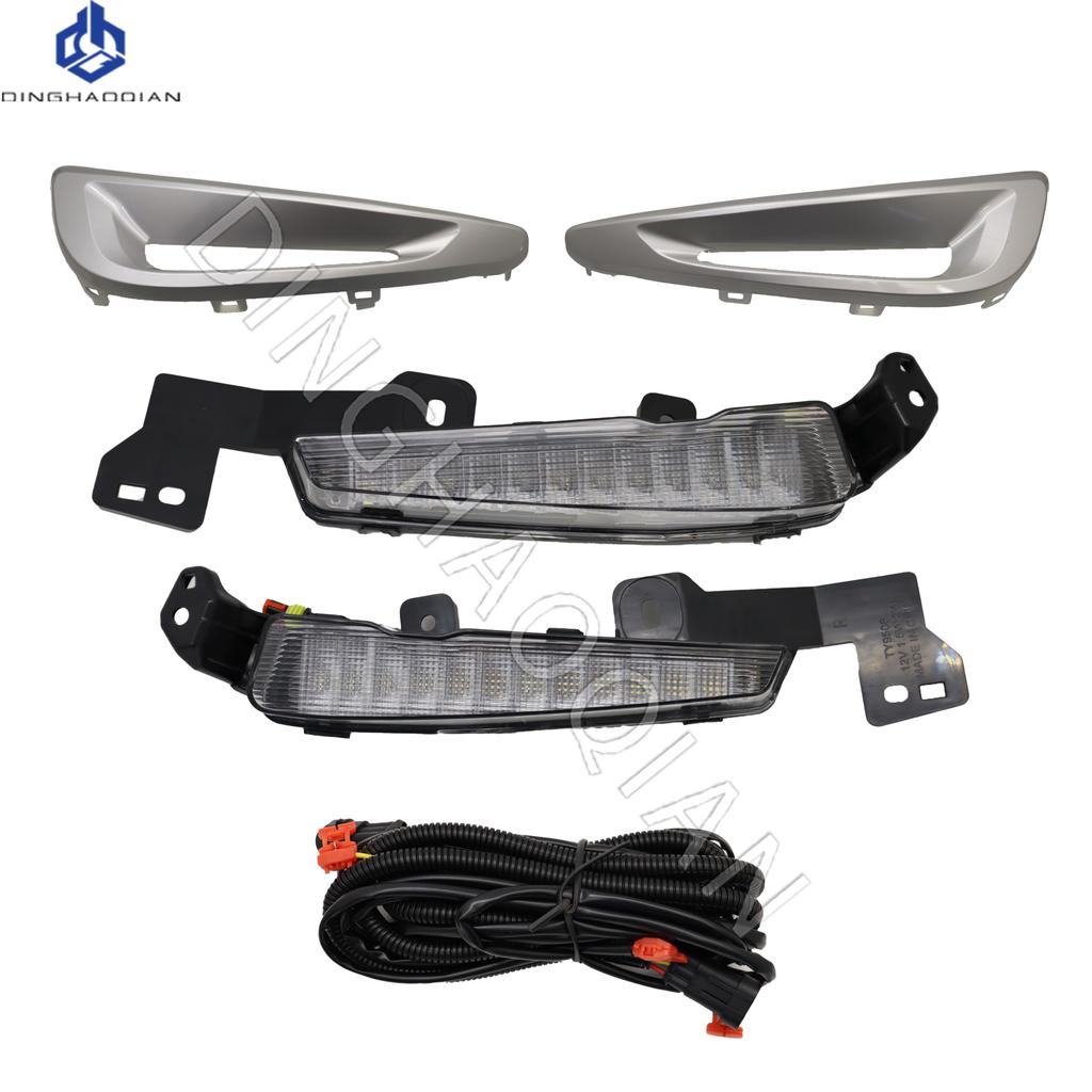 1 set Fog Lights Headlight For Toyota Prius C 2019 2020 2021 LED Fog lights Car Fog Lamp Kit With Harness Bulb Switch