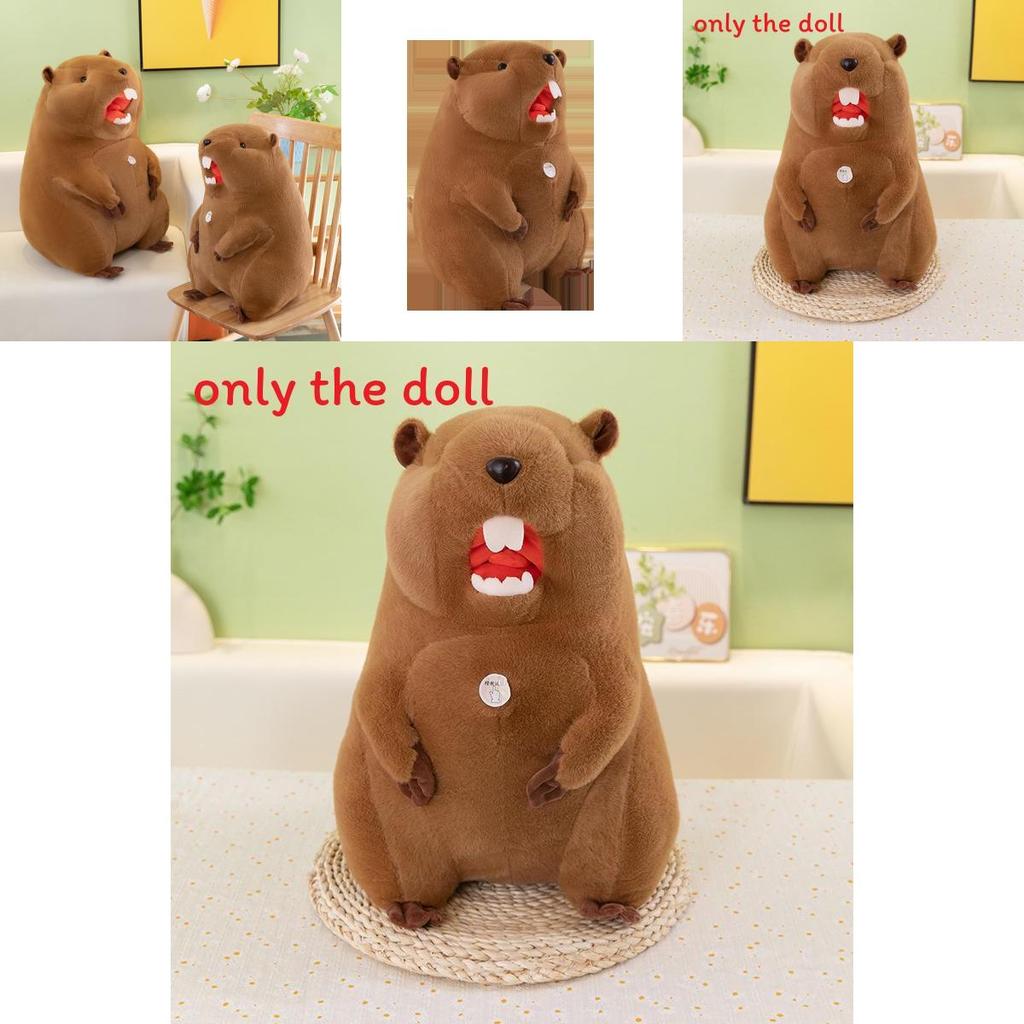 Peluche Marmotta con Suono per Regalo ai Bambini e Souvenir di Viaggio