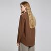 Women's Polo Collar Long Sleeve Corduroy Shirt