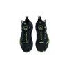 Anta Youth  Childrens Asymmetric Comfortable Non-Slip Shock Absorbing Wear-Resistant High-Top Basketball Shoes Kids Sneakers Black Green 312131110C-3