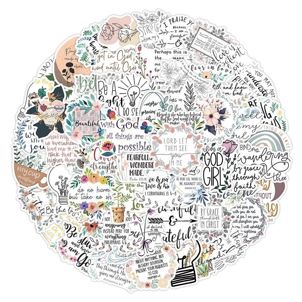 

Self Adhesive Stickers Jesus Christian Stickers Decals Gifts Religious Stickers Water Bottles