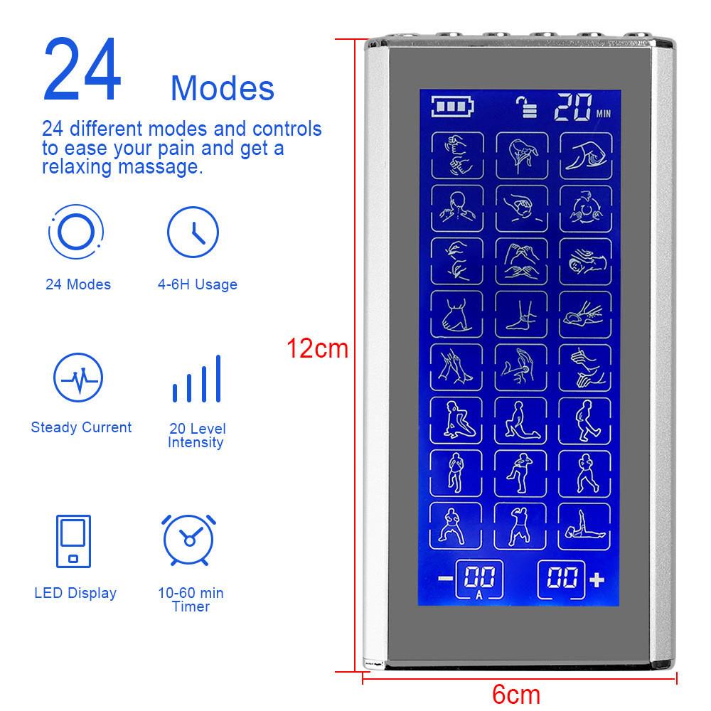 24/36 Mode Meridian Massage Instrument Dual channel Large Screen Point Acupuncture and moxibustion Physiotherapy Instrument