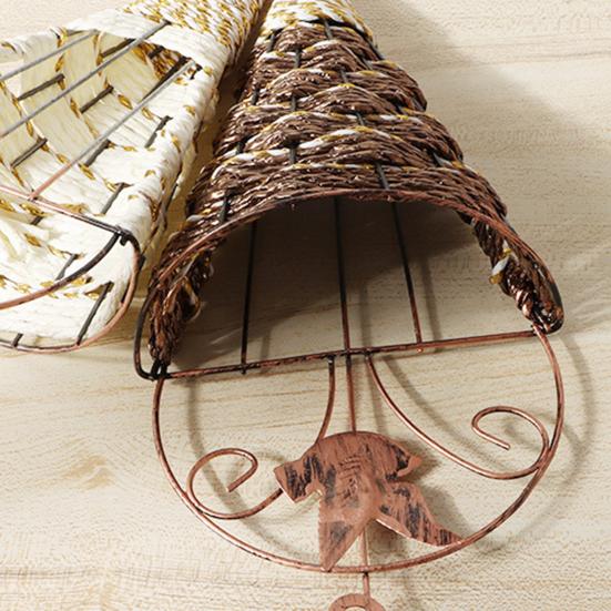 Cesta de plantas atraente à prova de ferrugem, suculentas de parede de metal, cestas suspensas para casa