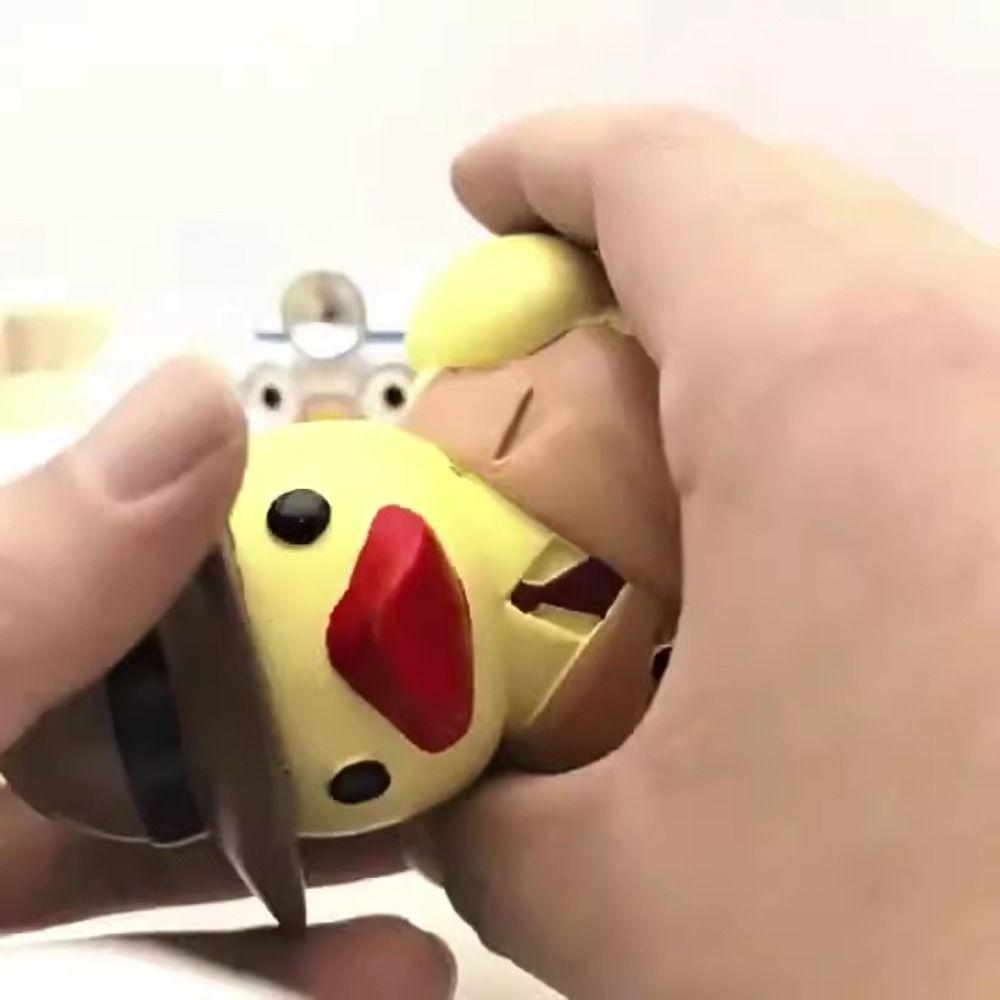 Cartoon Animal Sculpture Cute Miniatures Figurine Crafts Duck Statue Ornament  Home