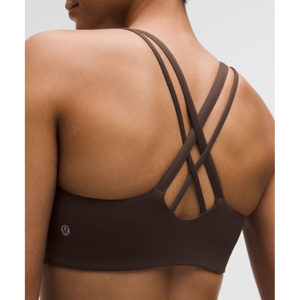 Lululemon Energy Bra MeDium Support  B D Cups  Evolve Walnut Crunch
