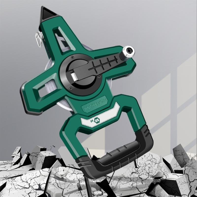 Professional Waterproof Tape Measure Easy to Use & Reliable Measuring Tool 30/50/100m for Construction House Decoration