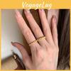 Schicke und raffinierte geometrische Ringe aus 925er Silber für Damen, perfekt für Paare und Modeliebhaber.