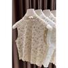 Brushed Lace Sleeveless Vest Women's Spring and Autumn Fake Collar New Inner Layering Shirt