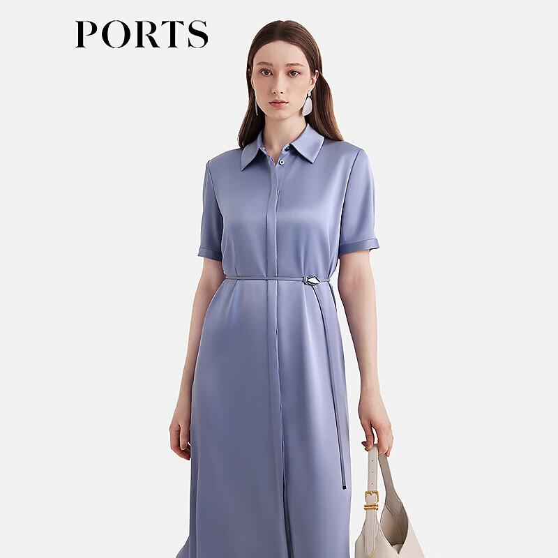 

PORTS Women s Sky Blue Midi Dress XS