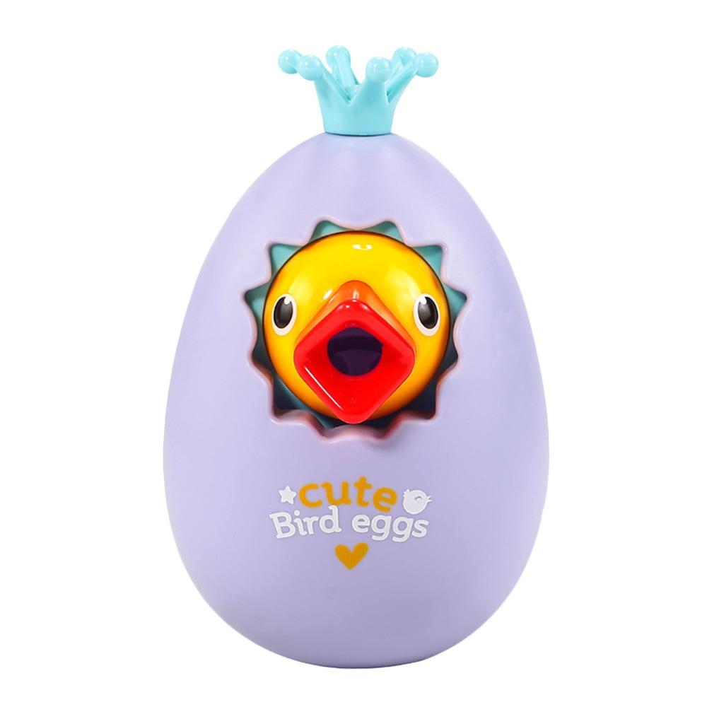 

Interactive Roly-Poly Piggy Bank 3 IN 1 Early Educational Toy Birds Feeding Game Homeschool Purple 1