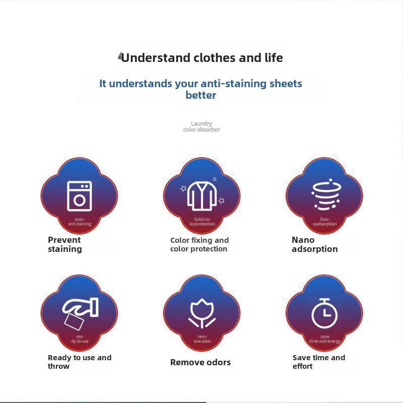 Japanische farbabsorbierende Wäschetabletten: Schützen Sie Kleidung vor Farbabfärbung