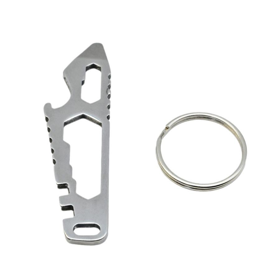 Outdoor Multi-tool Key Clip: Pocket Keychain, Bottle Opener & Hex Wrench