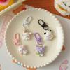 Cute Creative Tulip Animals Keychain Sweet Cartoon Anime Pendant Fashion Exquisite Backpack Hanging Ornaments Accessries Gifts