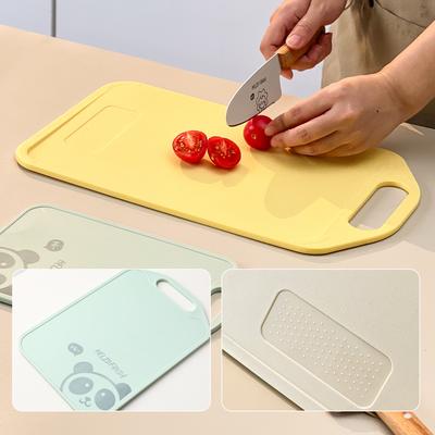 Anti-mold Plastic Food Cutting Board Multi-functional Non-slip Double-Sided Fruit Vegetable Meat Chopping Board Kitchen Utensil