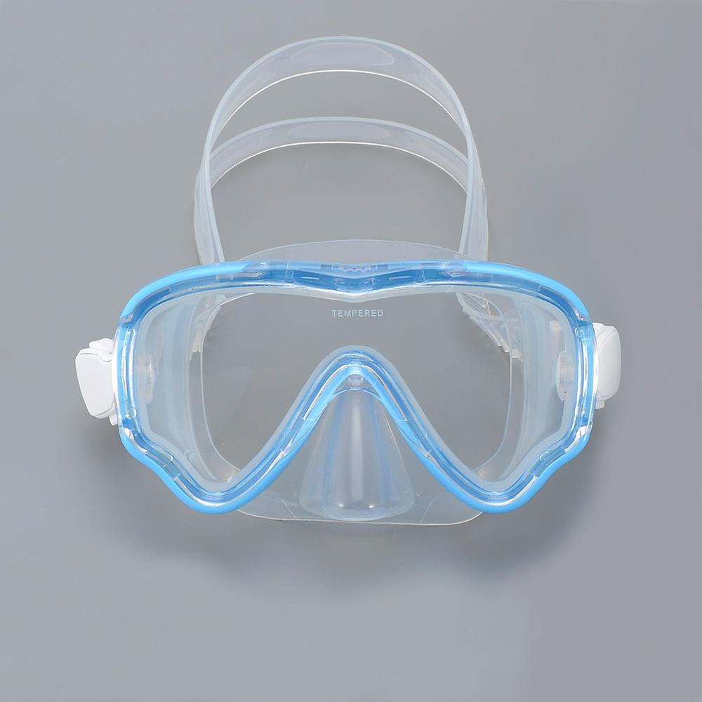 Professional Kids Snorkel Swim Mask Child Diving Mask Anti-Fog Swimming Goggles With Nose Cover For Snorkeling Swimming Training